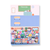 Cartoon Theme Sticker Pack - Classroom Diary - Stationery Pal