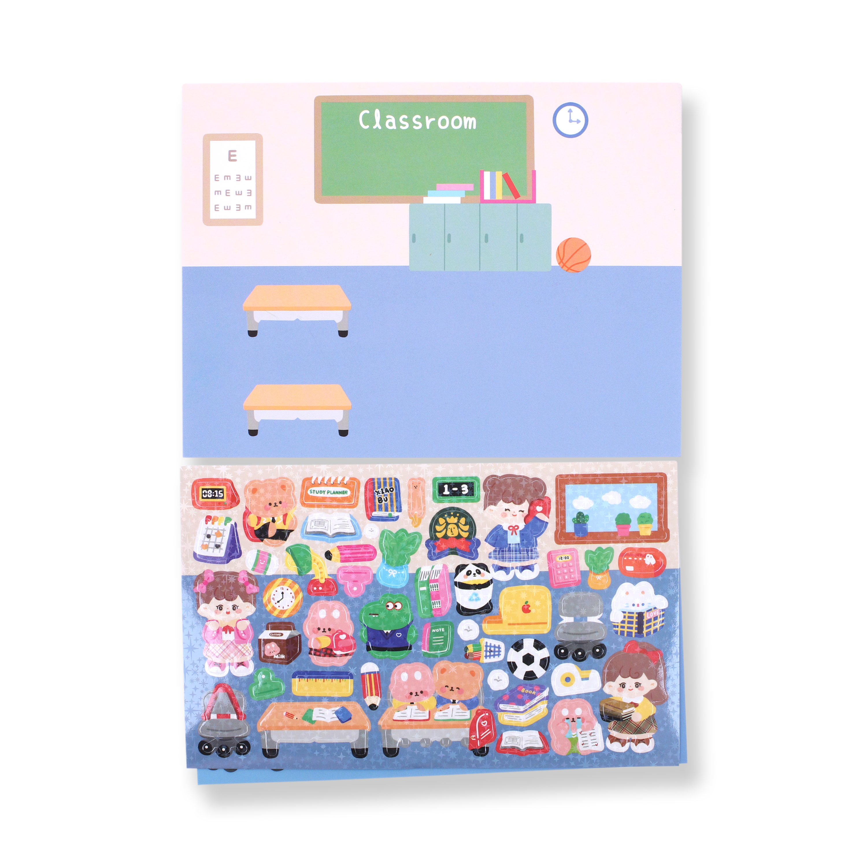Cartoon Theme Sticker Pack - Classroom Diary - Stationery Pal