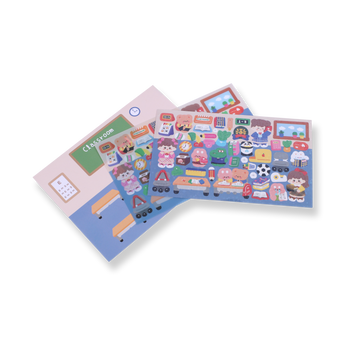 Cartoon Theme Sticker Pack - Classroom Diary - Stationery Pal