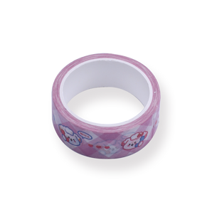 Cartoon Washi Tape - Teddy - Pink - Stationery Pal