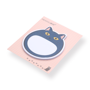 Cat Sticky Notes - Black cat - Stationery Pal