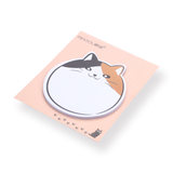 Cat Sticky Notes - Calico cat - Stationery Pal