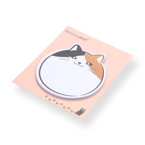 Cat Sticky Notes - Calico cat - Stationery Pal