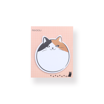 Cat Sticky Notes - Calico cat - Stationery Pal