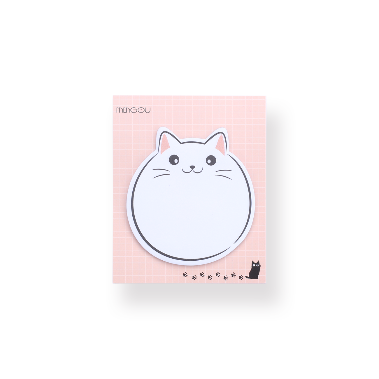 Cat Sticky Notes - White cat – Stationery Pal