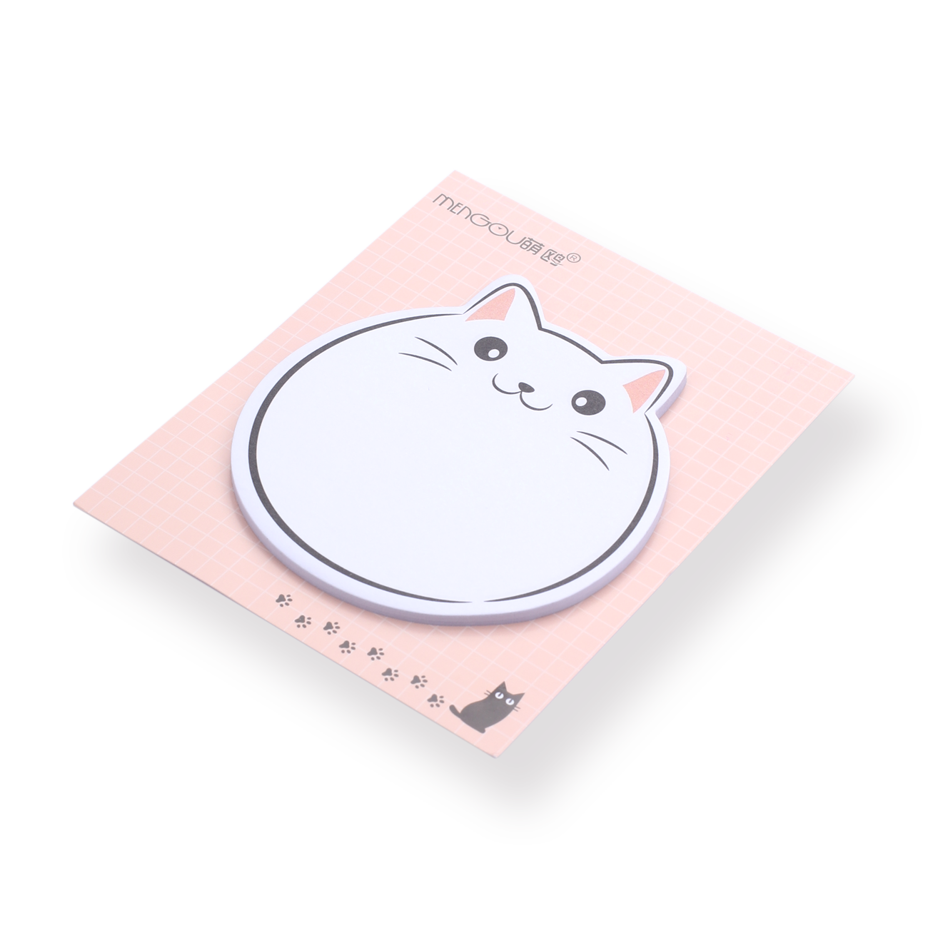 Cat Sticky Notes - White cat – Stationery Pal