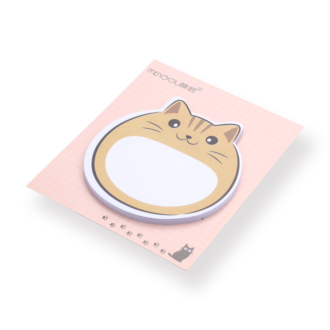 Cat Sticky Notes - Yellow cat – Stationery Pal