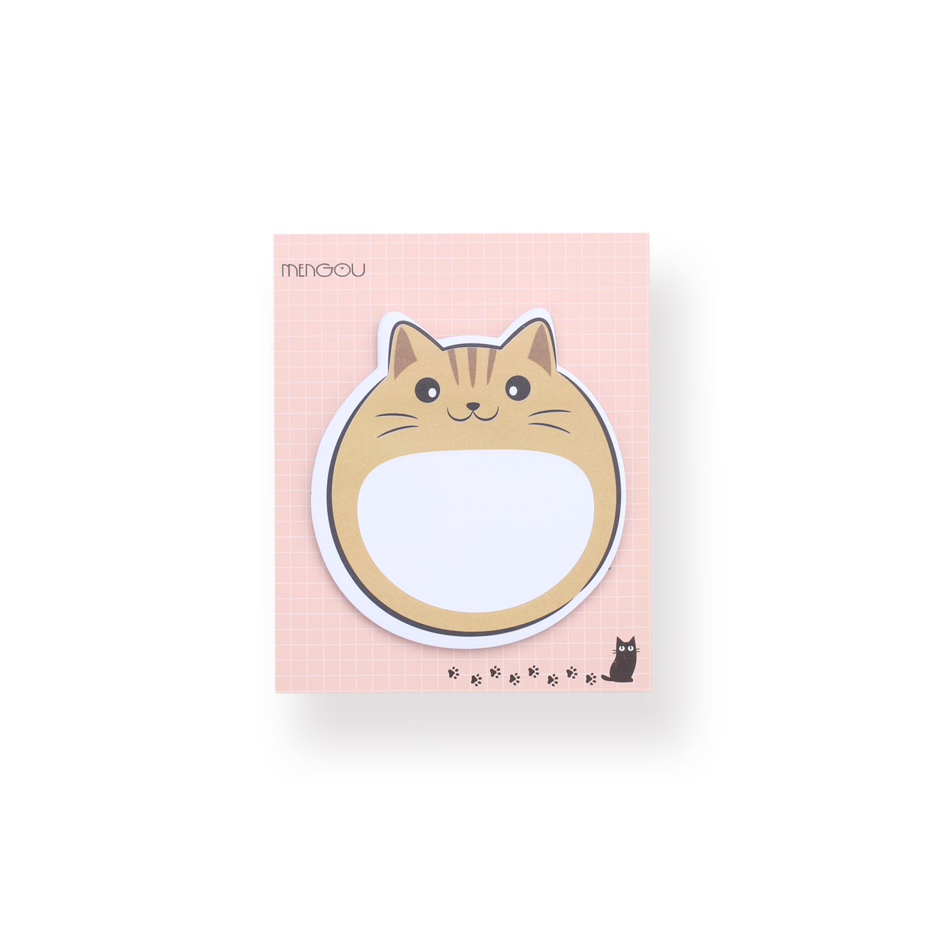 Cat Sticky Notes - Yellow cat — Stationery Pal