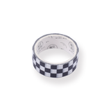 Checkerboard Washi Tape - Black - Stationery Pal