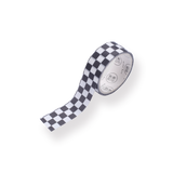 Checkerboard Washi Tape - Black - Stationery Pal