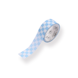 Checkerboard Washi Tape - Blue - Stationery Pal