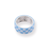 Checkerboard Washi Tape - Blue - Stationery Pal