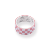 Checkerboard Washi Tape - Pink - Stationery Pal