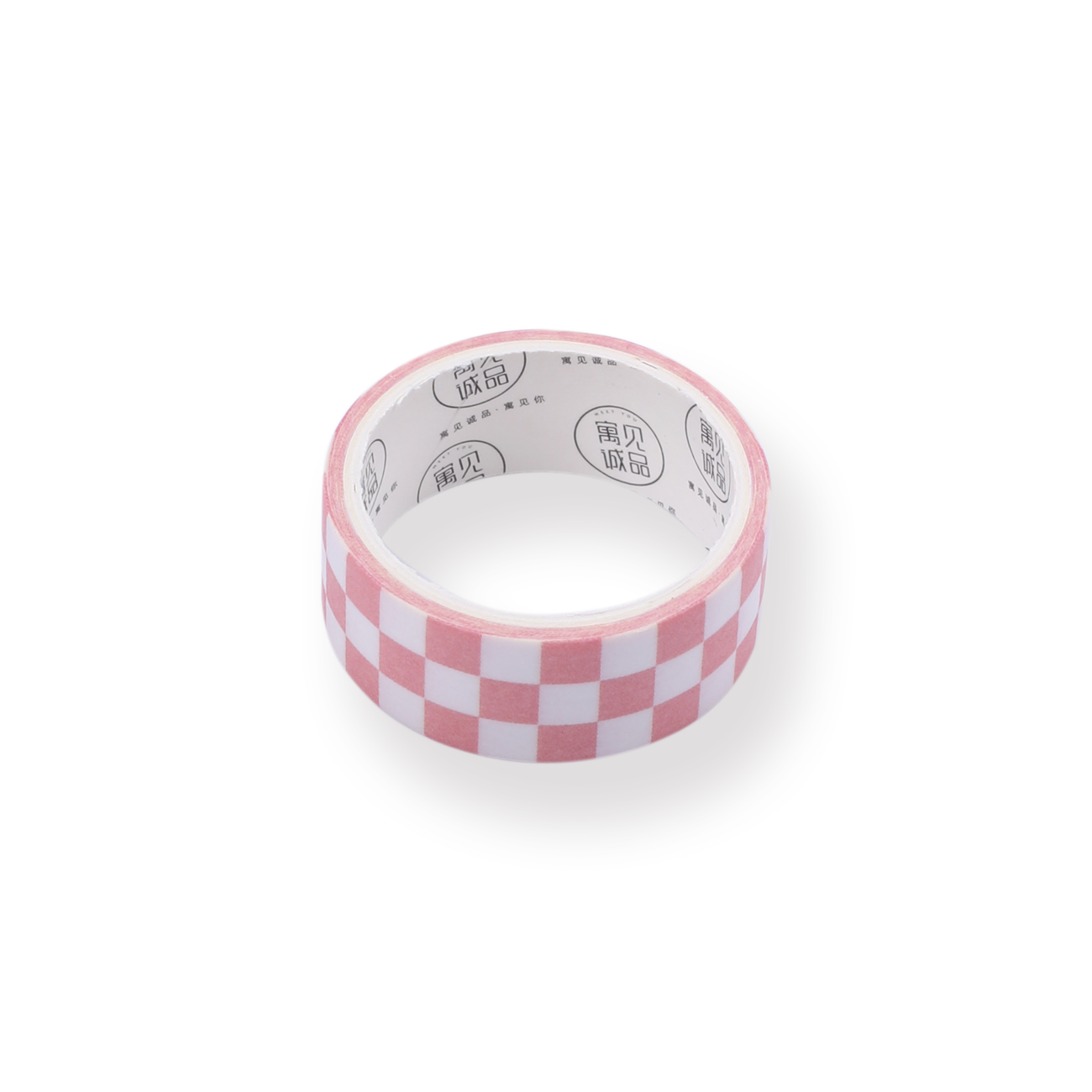 Checkerboard Washi Tape - Pink - Stationery Pal