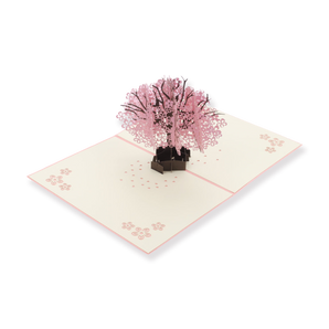 Cherry Blossom Tree Greeting Card - Stationery Pal