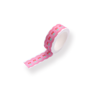 Cherry Lace Washi Tape - Stationery Pal