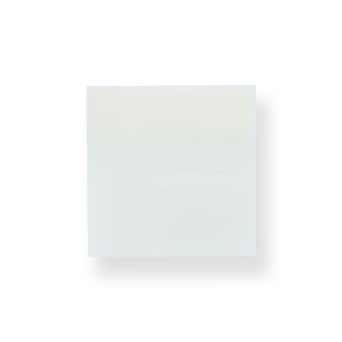 Solid Color Translucent Sticky Notes - White — Stationery Pal