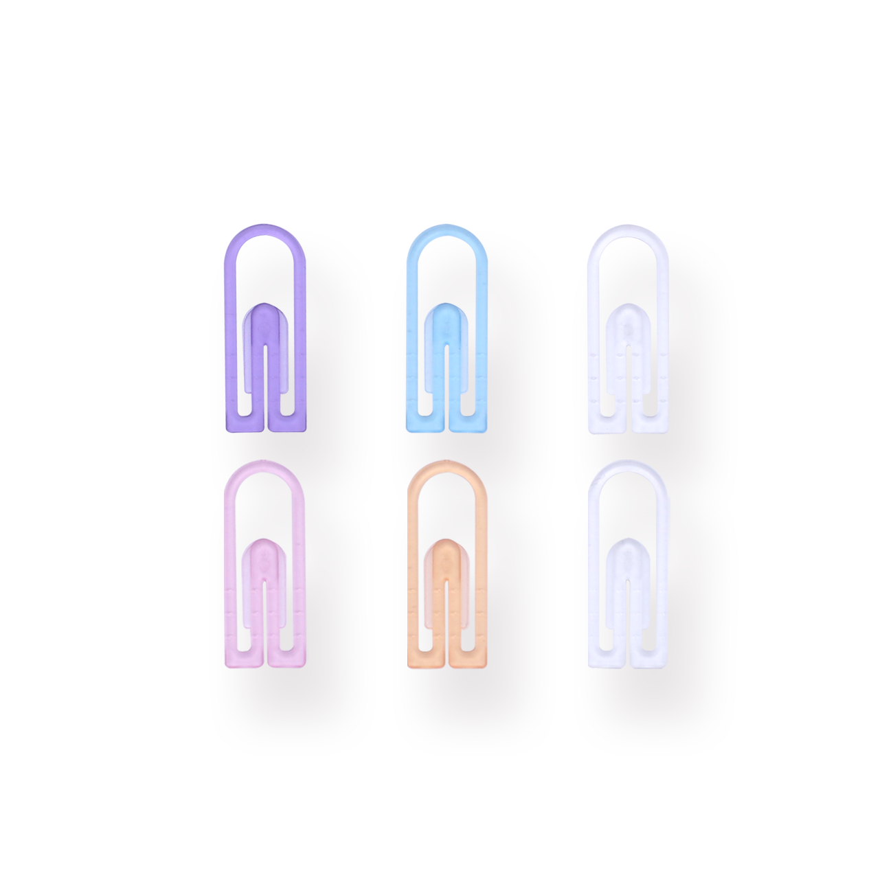 Colorful Plastic Paper Clips - Random Color – Stationery Pal