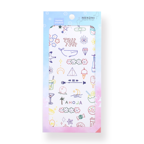 Colorful Tattoo Sticker - Cool Day - Stationery Pal