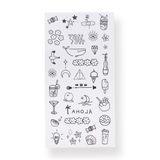 Colorful Tattoo Sticker - Cool Day - Stationery Pal