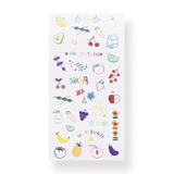 Colorful Tattoo Sticker - Fruit and Vegetable - Stationery Pal