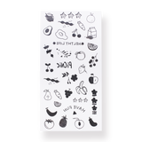 Colorful Tattoo Sticker - Fruit and Vegetable - Stationery Pal