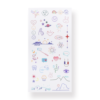 Colorful Tattoo Sticker - Moods - Stationery Pal