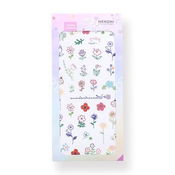 Colorful Tattoo Sticker - Plants - Stationery Pal