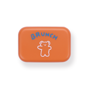 Contact Lens Case - Orange Bear - Stationery Pal