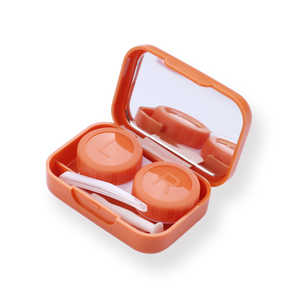 Contact Lens Case - Orange Bear - Stationery Pal