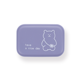 Contact Lens Case - Purple Bear - Stationery Pal