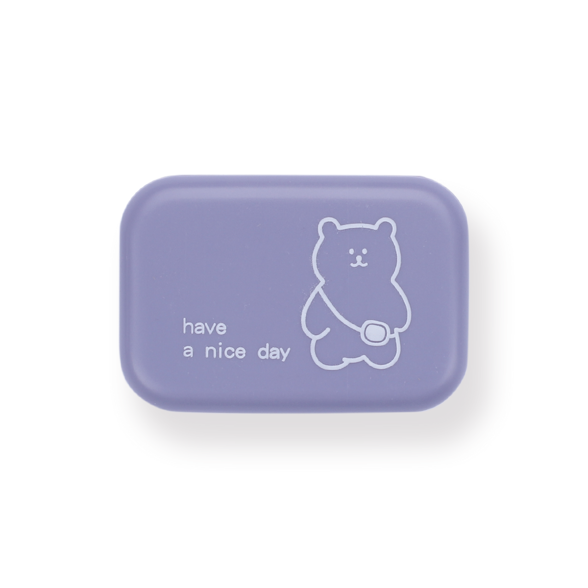 Contact Lens Case - Purple Bear — Stationery Pal