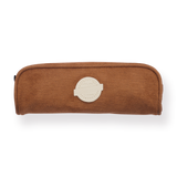 Corduroy Retro Pencil Case - Coffee - Stationery Pal