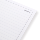 Corner Flipped Notebook White Transparent - B5 - Stationery Pal