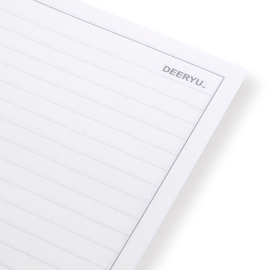 Corner Flipped Notebook White Transparent - A5 - Stationery Pal