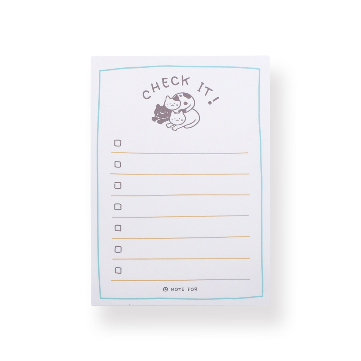 Cute Plan Memo Series - Check List Memo Pad – Stationery Pal