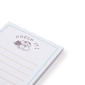 Cute Plan Memo Series - Check List Memo Pad - Stationery Pal