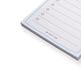 Cute Plan Memo Series - Check List Memo Pad - Stationery Pal