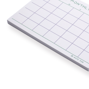 Cute Plan Memo Series - Monthly Plan Memo Pad - Stationery Pal