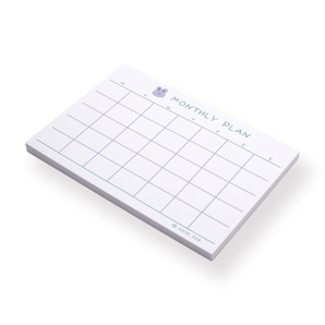 Cute Plan Memo Series - Monthly Plan Memo Pad - Stationery Pal