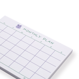 Cute Plan Memo Series - Monthly Plan Memo Pad - Stationery Pal