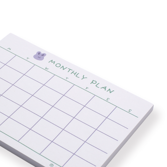 Cute Plan Memo Series - Monthly Plan Memo Pad - Stationery Pal