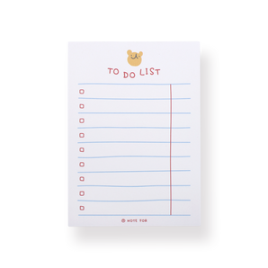 Cute Plan Memo Series - To Do List Memo Pad - Stationery Pal