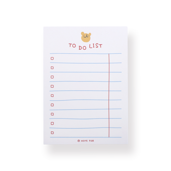 Cute Plan Memo Series - To Do List Memo Pad - Stationery Pal