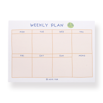 Cute Plan Memo Series - Weekly Plan Memo Pad - Stationery Pal