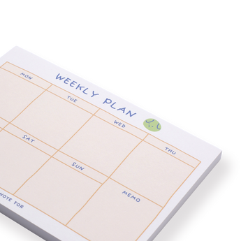 Cute Plan Memo Series - Weekly Plan Memo Pad - Stationery Pal