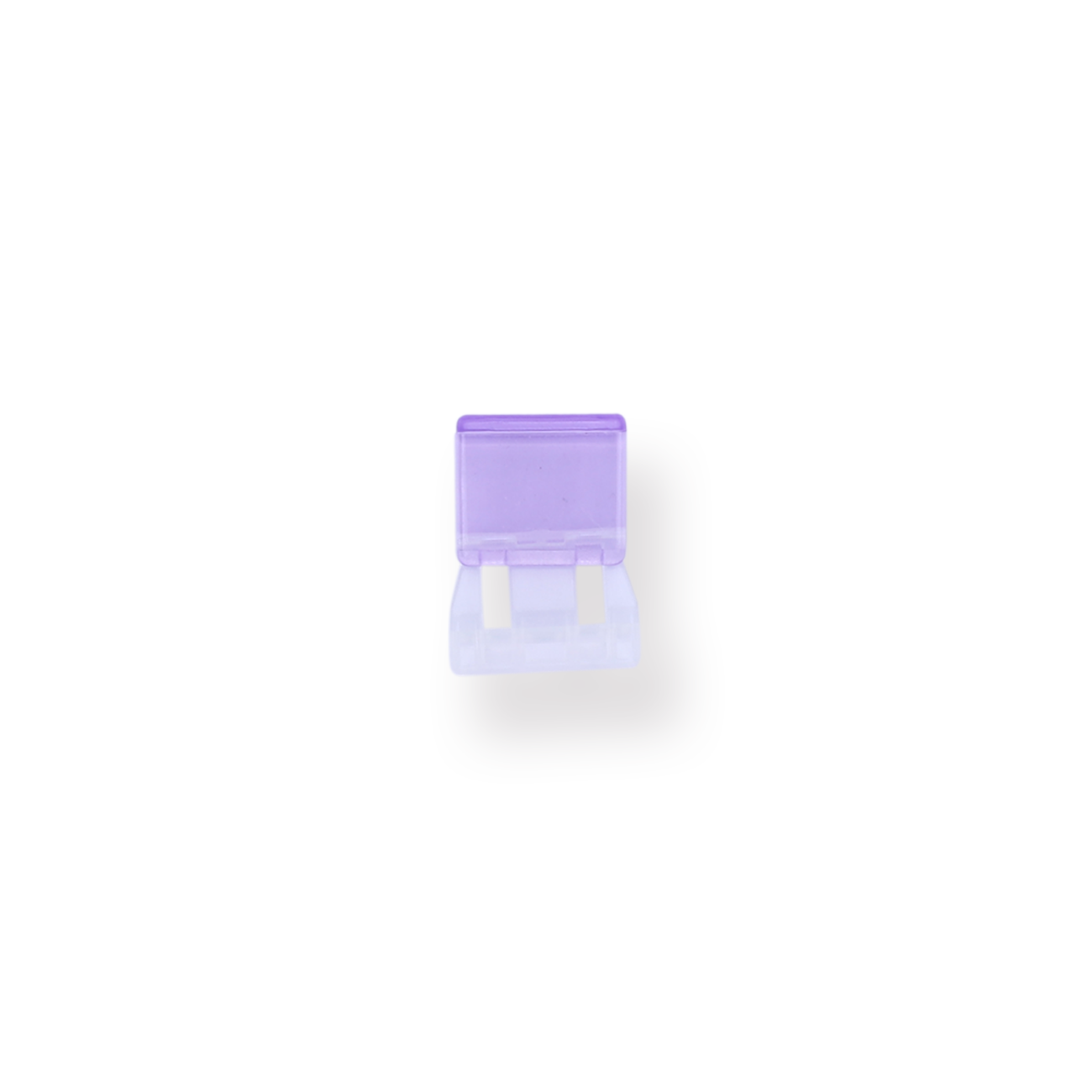 Cute Stylish Candy-Colored Sliding Clip Paper Organizer - Purple - Stationery Pal