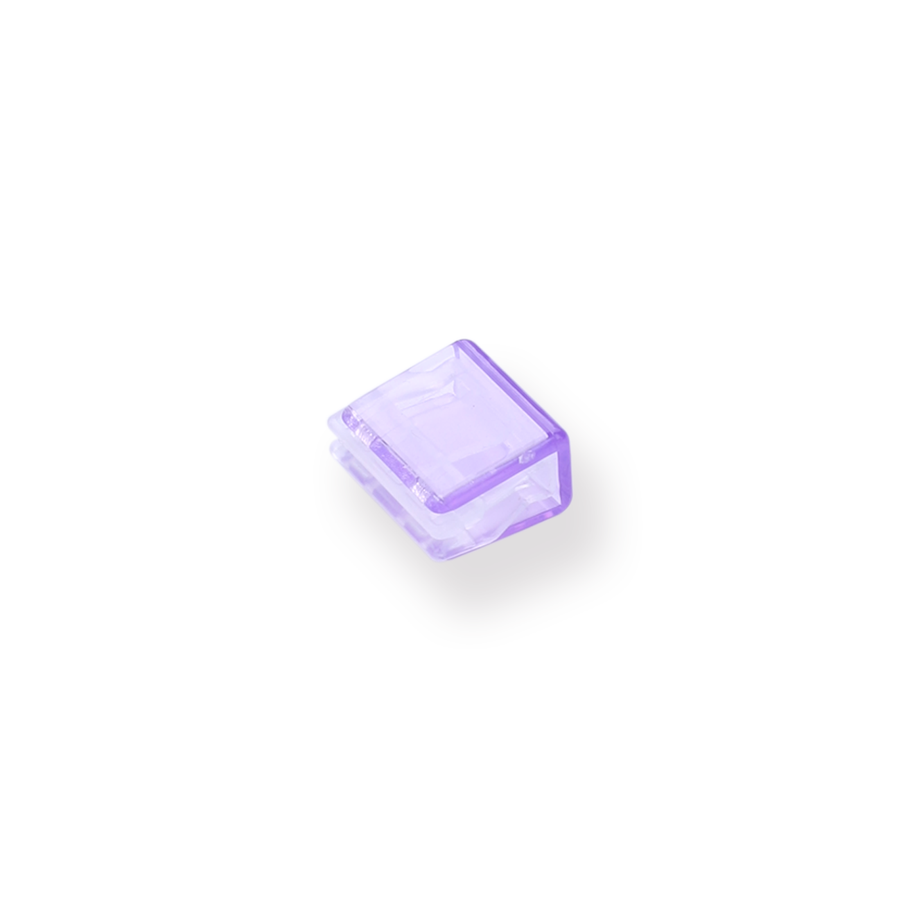 Cute Stylish Candy-Colored Sliding Clip Paper Organizer - Purple - Stationery Pal