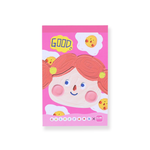 Cuttie Notepad - A7 - Pink - Stationery Pal