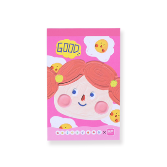 Cuttie Notepad - A7 - Pink - Stationery Pal